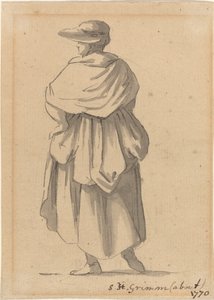 Uma Mulher Camponesa de Samuel Hieronymus Grimm
