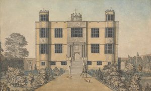Barlborough Hall, perto de Chesterfield, Derbyshire: a Frente Principal do Salão
