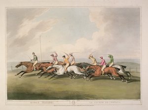 Corrida de Cavalos da Coleção de Esporte Britânico de Esporte da Orme, 1807