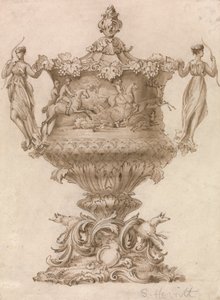 Desenho para um Troféu de Caça ou Taça Amorosa de Samuel Howitt