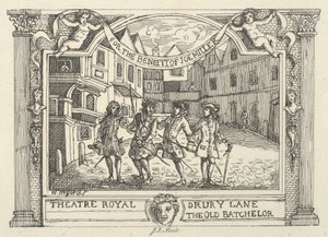 Bilhete Beneficente para Joe Miller, 1794-99. de Samuel Ireland
