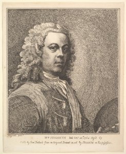 William Hogarth, auto-retrato, 1785.