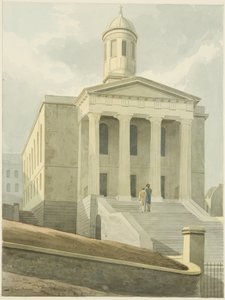 Capela de São Jorge (lápis e aguarela sobre papel) de Samuel Jackson