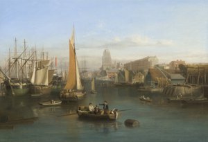 St Mary Redcliffe and Redcliffe Parade from Prince Street Bridge, c.1826 (óleo sobre tela)