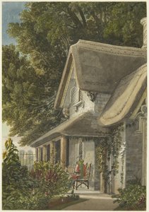 The Lodge, Broomwell House, Brislington, c.1824 (lápis e aguarela sobre papel) de Samuel Jackson