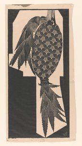 Ananas (título original sobre o objecto) de Samuel Jessurun de Mesquita (signed by artist)