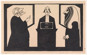 Entre esses três meu coração balança (título original no objeto) de Samuel Jessurun de Mesquita (signed by artist)