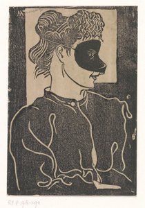 mulher mascarada de Samuel Jessurun de Mesquita (signed by artist)