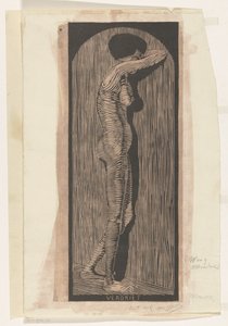 Verdriet (título original no objeto) de Samuel Jessurun de Mesquita (signed by artist)
