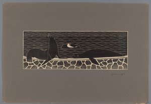 Leões marinhos (título original) de Samuel Jessurun de Mesquita (signed by artist)