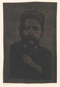 Autorretrato (com sombra projetada) de Samuel Jessurun de Mesquita (signed by artist)
