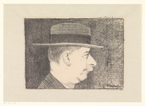 Auto-retrato de Samuel Jessurun de Mesquita (signed by artist)