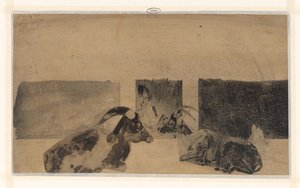 Algumas cabras reclináveis de Samuel Jessurun de Mesquita