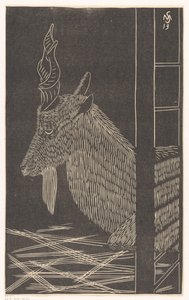 Markhorgeit (Veado sentado numa gaiola) de Samuel Jessurun de Mesquita