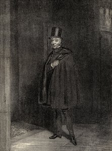 O duque Entrando na Câmara dos Lordes, ilustração de "Memórias de Eminentes Etonianos", de Sir Edward Creasy publicou Londres em 1876