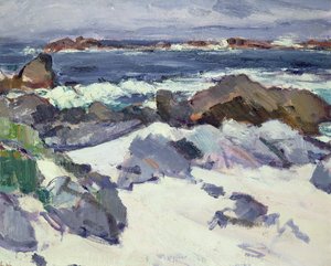 Uma costa rochosa, Iona