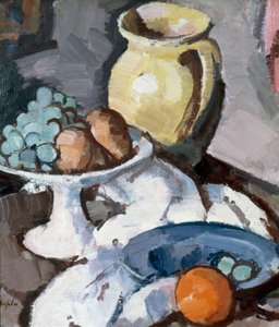 O Jarro Amarelo, c.1930 (óleo sobre tela) de Samuel John Peploe