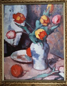 Tulipas, c.1928 de Samuel John Peploe