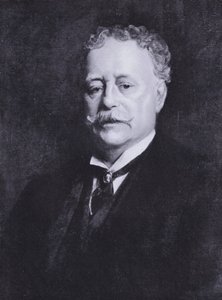 Retrato de Henry Woods (cor litho) de Samuel Luke (after) Fildes
