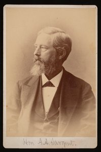 Retrato de Aaron Augustus Sargent 1827-1887, Entre 1876 e 1880. de Samuel Montague Fassett