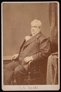 Retrato do Dr. T.B. Hood, entre 1876 e 1880.