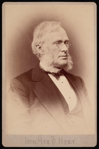 Retrato de George Frisbie Hoar 1826-1904, entre 1876 e 1880. de Samuel Montague Fassett