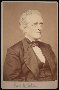 Retrato do Rev. Mason Noble 1809-1881, Entre 1876 e 1880.