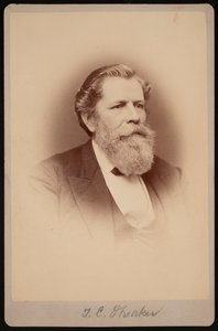 Retrato de Thomas Clarke Theaker 1812-1883, entre 1876 e 1880.