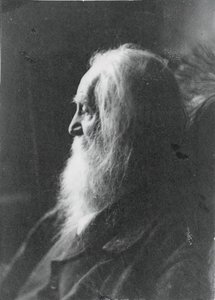 Walt Whitman em Camden, N.J., c. 1891. de Samuel Murray