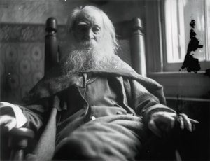 Walt Whitman em Camden, N.J., c. 1891. de Samuel Murray