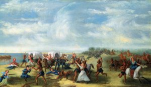 O Massacre de Fort Dearborn em 15 de agosto de 1812 de Samuel Page