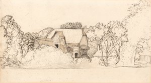 Um Celeiro Antigo em Shoreham de Samuel Palmer