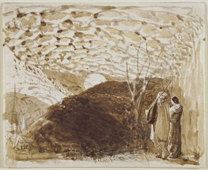 Paisagem ao luar de Samuel Palmer