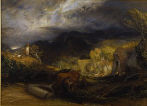 Manhãs (aguarela e corpinho a bordo) de Samuel Palmer