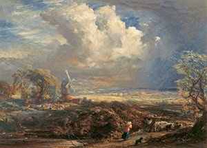Tempestade de verão perto de Pulborough, Sussex de Samuel Palmer