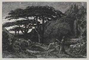 Cypress Grove, 1883. de Samuel Palmer