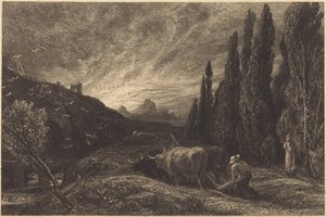 O lavrador madrugador de Samuel Palmer