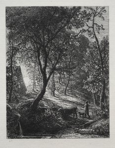 A casa de campo dos pastores, 1850. de Samuel Palmer