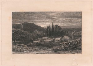 A Lua em Ascensão de Samuel Palmer