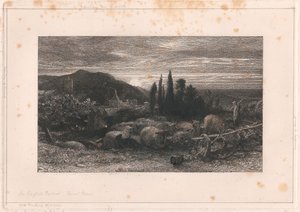 A Lua em Ascensão de Samuel Palmer