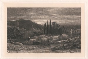 A Lua em Ascensão de Samuel Palmer
