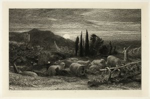 A Lua Nascente de Samuel Palmer