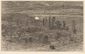 A Lua Nascente, ou Uma Pastoral Inglesa de Samuel Palmer
