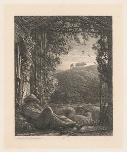 O pastor adormecido de Samuel Palmer