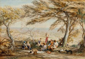 O jantar rústico de Samuel Palmer