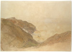 Vista de Clovelly, Devon de Samuel Palmer