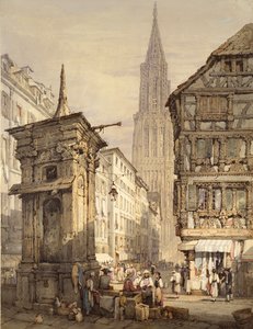 Uma vista em Estrasburgo, 1822