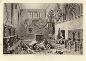 Igreja Arundel (litotint) de Samuel Prout