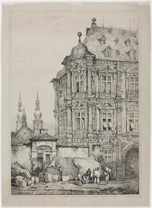 Castelo de Martinsburg, Mainz, Alemanha de Samuel Prout