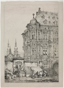 Castelo de Martinsburg, Mainz, Alemanha, 1833.